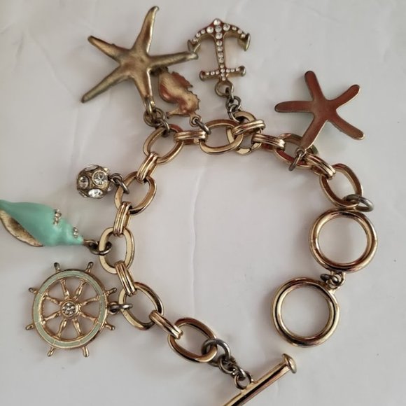 Nautical themed bracelet with 7 charms - Picture 6 of 6